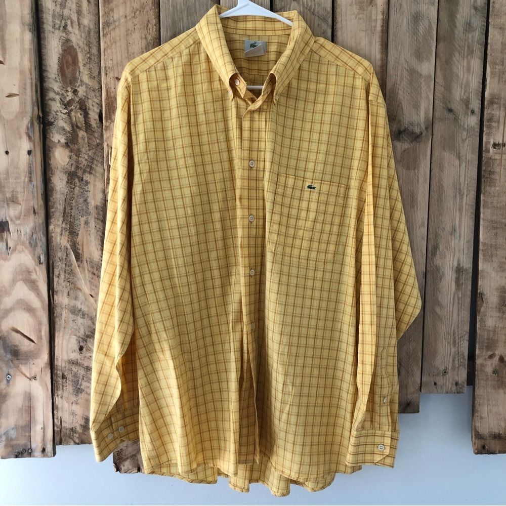 Lacoste Men’s Button Down Long Sleeve Shirt